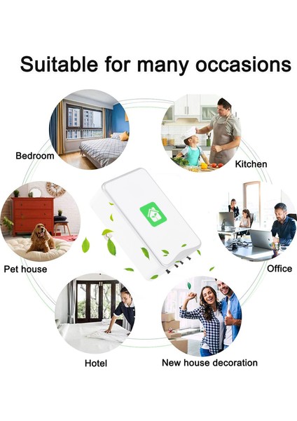 Negatif Iyon Jeneratörü En Yüksek Çıkışlı Takılabilir Hava Temizleyici - 32 Milyona Kadar Negatif Iyon/sn 3 Paket Abd Fişi (Yurt Dışından) indirimleri