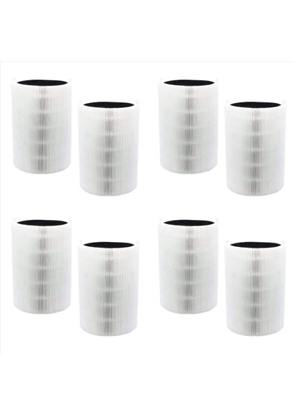 Blueair Blue Pure 411 411+ ve Mini Hava Temizleyici Için 8 Adet Yedek Filtre Hepa ve Aktif Karbon Kompozit Filtre (Yurt Dışından)