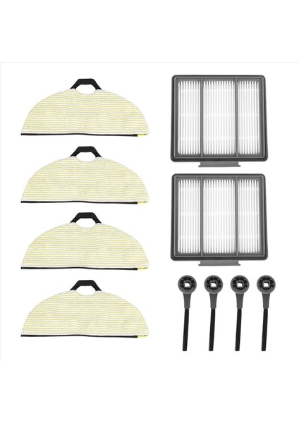 Yedek Parça Kiti Yan Fırçalar Filtreler Köpekbalığı Için Paspas Padleri Temizlik RV2001WD AV2001WD Robot Vakum Aksesuarları (Yurt Dışından) fiyatları