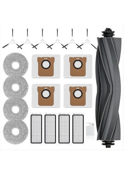 Dream L20 Ultra / L20 Ultra Tam Robot Elektrikli Süpürücü, Ana Fırça, Toz Çantaları, Mop Cezası Için Aksesuarlar (Yurt Dışından)