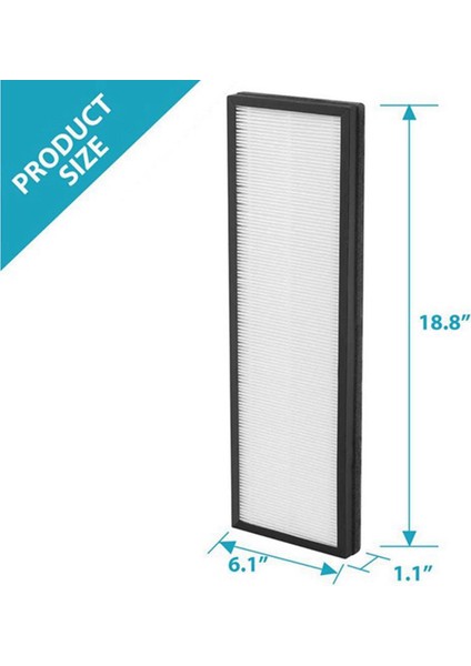 2x 1 Nea-F1 True Hepa Filtreleri Değiştirin + 4 Nea-C1 Aktif Karbon Filtreleri Eureka NEA120 ve Toshiba Wifi CAF-W36USW (Yurt Dışından) modelleri