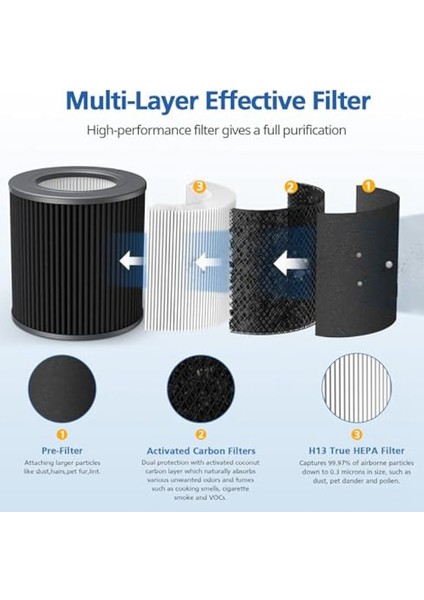 Molekule Air Mini Molekule Air Mini+ Hava Arıcılar Için Air Mini Peco-Hepa Yedek Filtreler 2 Paket (Yurt Dışından) fiyatları