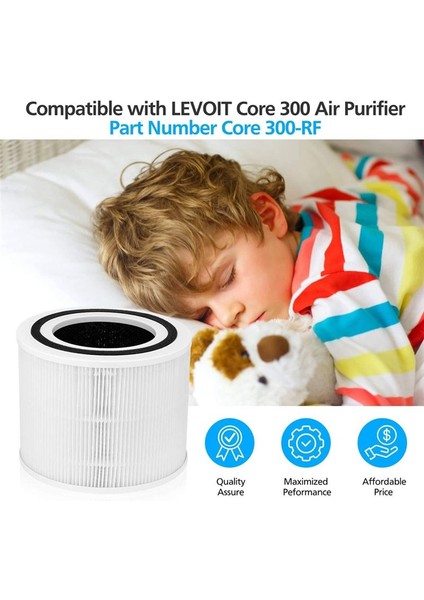 Levoit Core 300 ve Core 300S Hava Temizleyicisi Için Hepa Filtre Değiştirme Parça Çekirdeği 300-RF ile Karşılaştırıldığında (Yurt Dışından) fırsatları