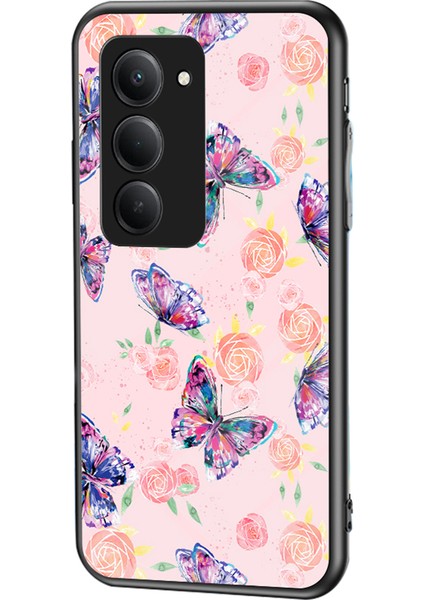 Xiaomi Redmi 15 Desenli Tpu + Temperli Cam Koruyucu Telefon Kılıfı (Yurt Dışından)