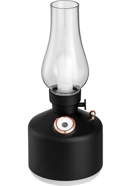 Retro Kömür Yağ Lambası Modeli LED Gece Işık Sessiz Mist Maker USB Şarj Edilebilir Kablosuz Mini Hava Nemlendirici Araba Ofisi B Için (Yurt Dışından) indirimleri