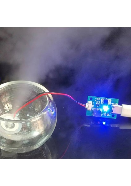 DC5V Tek Değişken Olmayan Atomizasyon Nemlendirme Modülü Dıy Ultrasonik Atomizizer Tip-C Mini Nemlendirici Devre Kartı (Yurt Dışından) modelleri