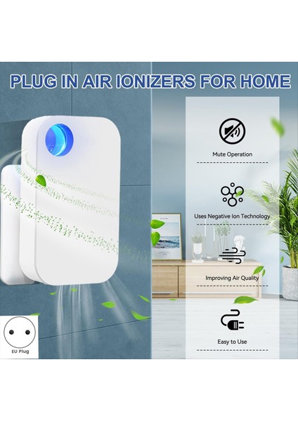 Ev Takımı Için Iyon Hava Temizleyicileri Ev Taşınabilir ve Sessiz Iyonik Hava Temizleyicisi Için Hava Iyonlaştırıcıları Ab Fiş (Yurt Dışından) modelleri