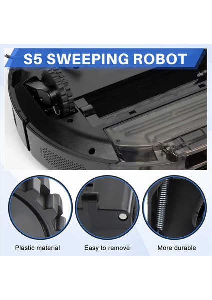Xiaomi Roborock S5 Serisi Robot Vakum Süpürge Yedek Tekerlek Sol Tekerlek Modül Parçaları (Yurt Dışından) indirimleri