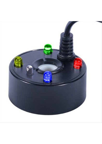 USB 4 LED Ultrasonik Mist Yapımcısı Splash Guard Iç Mekan Çeşmesi Su Özelliği Taşınabilir Sürüngen Sisleyici Hava Nemlendiricisi (Yurt Dışından) fiyatları