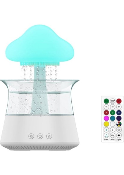 Yağmur Bulut Nemlendirici USB Oda Ofisi Için Gece Işığı Aromadiffuser Su Damla Sesi Uzaktan Kumanda Nemlendirici A-A (Yurt Dışından) indirimleri