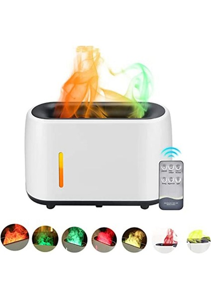 Ev Ofisi Alev Difüzör Hava Nemlendiricisi Masaüstü Aromaterapi Difüzör Ultra Şerif Aromaterapi Hava Difüzör (Ab Fişi) (Yurt Dışından) modelleri