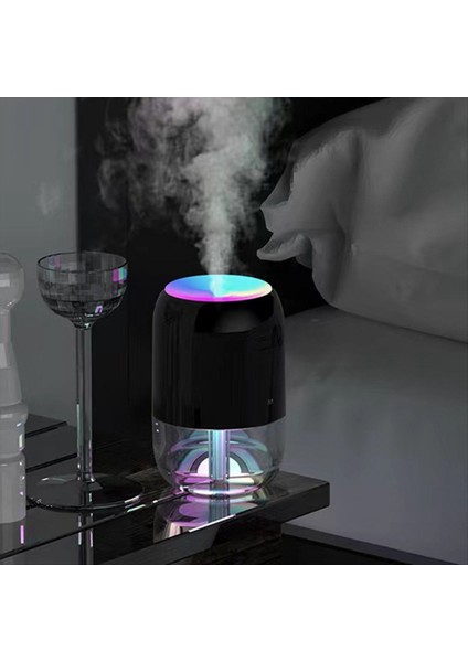 USB Hava Nemlendirici Atmosfer Işık Kokusu Akıllı Sprey Renkli Aromaterapi Difüzör Nemlendirici Otomobil Home-B (Yurt Dışından) fırsatları