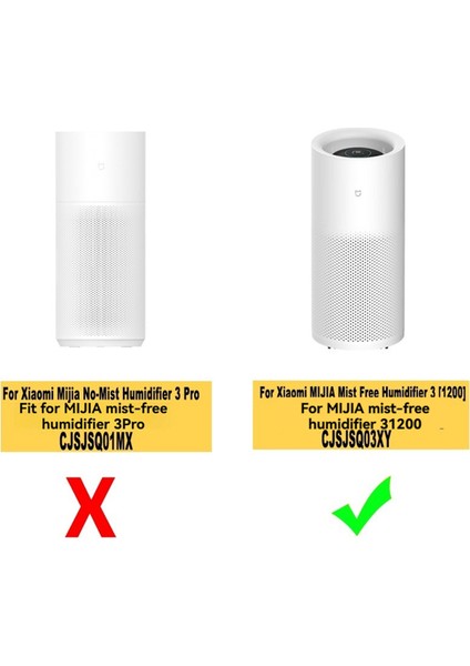 CJSJSQ03XY Xiaomi Mijia Nemlendirici 3 (1200) Yedek Ekler Için Değiştirme Filtresi Hepa Filtresi (Yurt Dışından) fiyatları