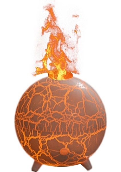 Ultrasonik Planet Hava Nemlendiricisi 200ML USB 7 Renk Alev Aromaterapi Difüzör Renkli Çatlak Alev B (Yurt Dışından) indirimleri