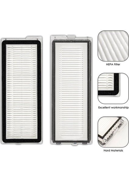 Roborock Qrevo S Için Değiştirme Hepa Filtresi, Qrevo Pro, Qrevo Maxv, Qrevo Plus, Robot Vakum, Filtre Aksesuarları Kiti (Yurt Dışından) modelleri