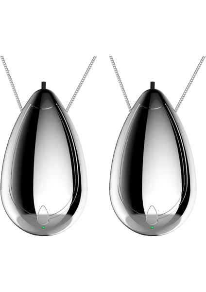 2x Mini Giyilebilir Hava Temizleyici Kişisel Seyahat Boyutu Hava Temizleyici Kolye ve Taşınabilir USB Şarj Dumanı Arıtma (Yurt Dışından)