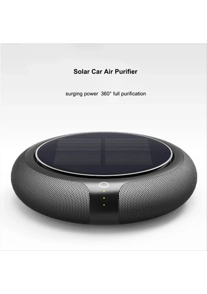 Hava Temizleyici Güneş Şarjı Deodorant Hava Taze Araba Hava Temizleyici Araba Aromaterapi Makinesi Siyah (Yurt Dışından) fırsatları