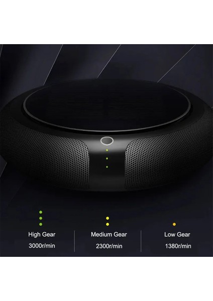 Hava Temizleyici Güneş Şarjı Deodorant Hava Taze Araba Hava Temizleyici Araba Aromaterapi Makinesi Siyah (Yurt Dışından) indirimleri