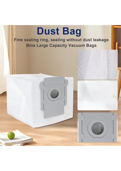 Irobot Roomba Için Aksesuarlar E/ı/j Serisi Robot Vakum, Yedek Parçalar Ana Fırça, Yan Fırça, Filtre, Toz Torbaları (Yurt Dışından) indirimleri