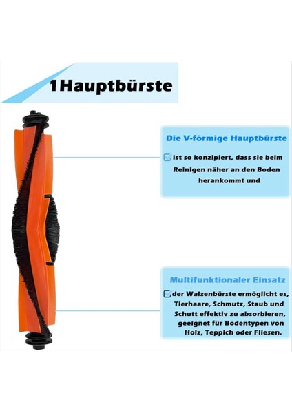 Dreame X40 Ultra Komple, S30 Pro Ultra Robot Vakum Süpürücü Ana Yan Fırça Hepa Filtreleri Mop Bez Toz Torbaları (Yurt Dışından) indirimleri