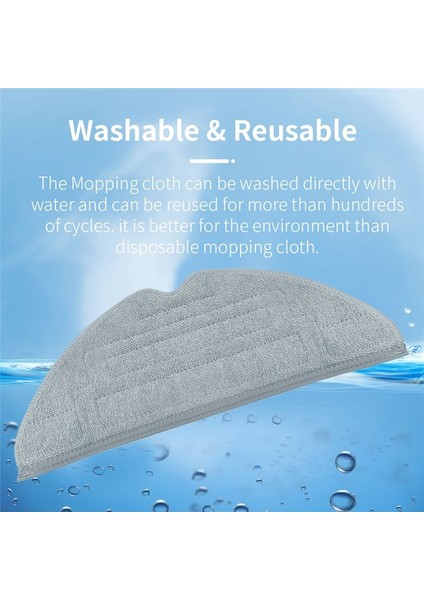 Roborock Için 4pcs S8 S8 Plus S8+ S8 Pro Ultra G20 Çift Titreşim Mop Pad Vakum Temizleyici Robot Mop Kumaşlar Aksesuarlar (Yurt Dışından) fiyatları