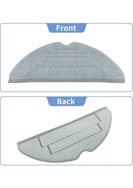 Roborock Için 4pcs S8 S8 Plus S8+ S8 Pro Ultra G20 Çift Titreşim Mop Pad Vakum Temizleyici Robot Mop Kumaşlar Aksesuarlar (Yurt Dışından) modelleri