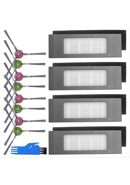 Ecovacs Deebot Ozmo 920 950 T5 T8 T8 Aıvı T8 Max N7 N8+ N8 Pro N8 Pro Plus Için Yedi 2 Için Yedek Parça Aksesuarları (Yurt Dışından)