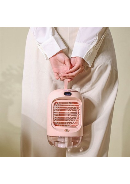 Elektrik Fan Şarj Edilebilir Taşınabilir Masaüstü Sessiz USB Soğutma Mini Taşınabilir Fan Klimalar Ev Nemlendiricisi Beyaz (Yurt Dışından) fırsatları