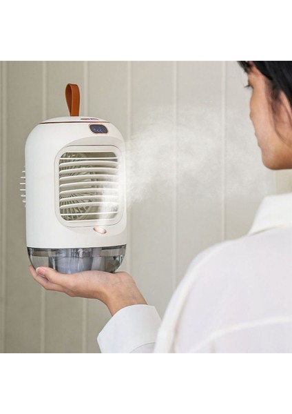 Elektrik Fan Şarj Edilebilir Taşınabilir Masaüstü Sessiz USB Soğutma Mini Taşınabilir Fan Klimalar Ev Nemlendiricisi Beyaz (Yurt Dışından) indirimleri