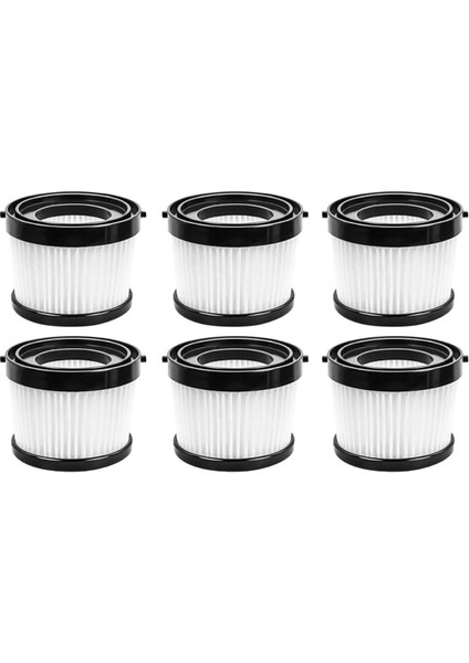 6pcs DCV501HB Dewalt DCV501HB Için Filtreler 20V Kablosuz Elden Taşınabilir Vakum Yıkanabilir Yeniden Kullanılabilir Filtreler (Yurt Dışından)