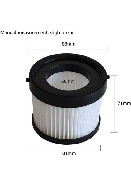 6pcs DCV501HB Dewalt DCV501HB Için Filtreler 20V Kablosuz Elden Taşınabilir Vakum Yıkanabilir Yeniden Kullanılabilir Filtreler (Yurt Dışından) fiyatları