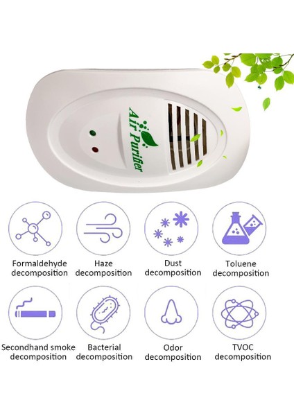 Takılabilir Mini Hava Temizleyici Küçük Oda Duvar Havası Tazeleleri Evcil Hayvanlardan Kokuları Ofis Için Negatif Iyon Abd Fişi (Yurt Dışından) modelleri