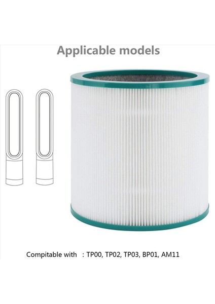 4x Dyson Tower Arıtma Saf Serin Link TP02 TP03 Bölüm 968126-03 (Yurt Dışından) modelleri