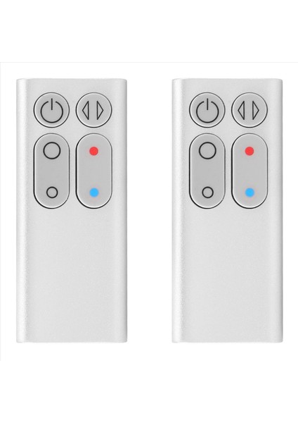 2x Yedek AM04 AM05 Dyson Fan Isıtıcı Modelleri Için Uzaktan Kumanda AM04 AM05 Uzaktan Kumanda (Gümüş) (Yurt Dışından)