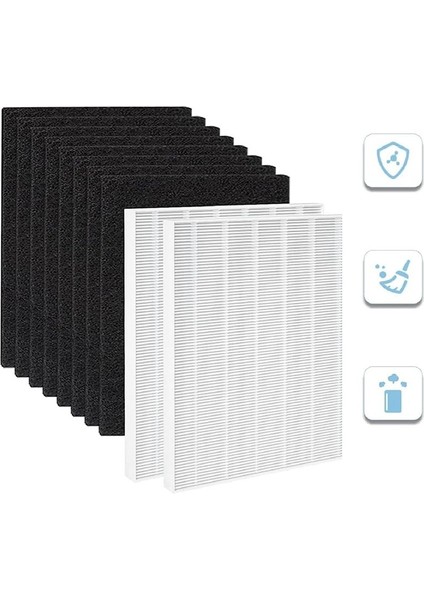 AP-1512HH Coway Airmega Için Yedek Filtre AP1512HH Hava Temizleyicisi 3304899 2 Hepa Filtreleri ve 8 Karbon Filtreleri (Yurt Dışından) modelleri