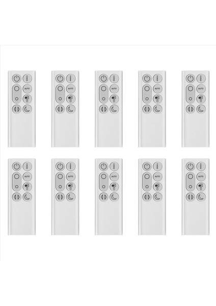 10X Dyson Pure Cool TP04 TP06 TP09 DP04 Arıtma Fan Uzaktan Kumanda (Gümüş) (Yurt Dışından)