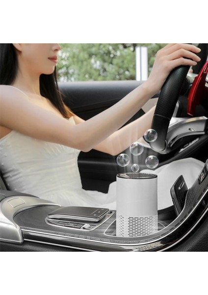 Ev Arıcı Hepa Filtreleri Için Araba Hava Temizleyici Masaüstü Arıtma USB Şarj Edilebilir Taşınabilir Hava Temiz Difüzör Gray (Yurt Dışından)