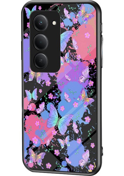 Xiaomi Redmi 15 Desenli Tpu + Temperli Cam Koruyucu Telefon Kılıfı (Yurt Dışından)