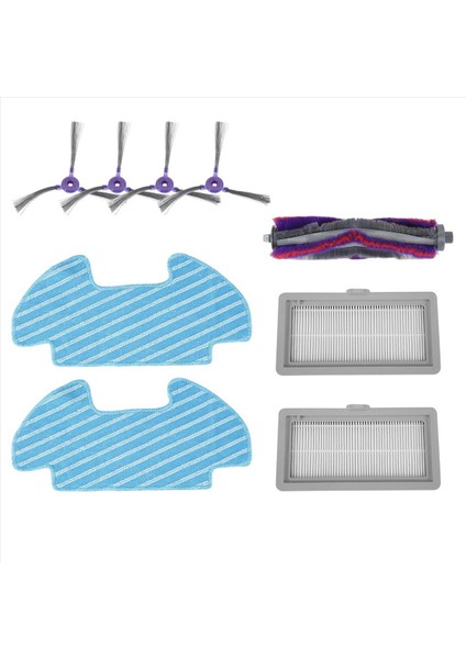 9 Adet / Set Silindir Yan Fırçası Silme Filtresi Samsung Powerbot-E VR05R5050WK Vakum Süpürge Yedek Parçaları (Yurt Dışından) fiyatları