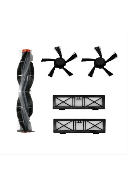 Neato Botvac D Serisi D3 D4 D5 D6 D7 D70E D75 D80 D85 Robot Vakum Temizleyici Yedek Ana Yan Fırça Filtresi (Yurt Dışından)