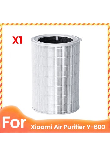 Xiaomi Hava Temizleyici Için Y-600 Yedek Filtre H13 Hepa Filtrasyonu 5 Katmanlar 3 1 Filtre Dealdehit (Yurt Dışından)
