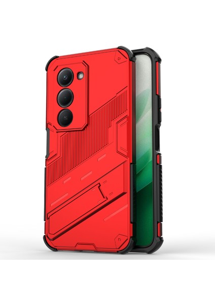 Xiaomi Redmi 15 Pc + Kickstand'li Tpu Darbeye Dayanıklı Telefon Kılıfı (Yurt Dışından)