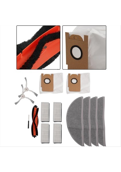 Lydsto R1, R1A, R1 Pro, S1 Robot Vakum Süpürge Parçaları Ana Yan Fırça Hepa Filtre Mop Bez Toz Torbası Aksesuarları (Yurt Dışından) fırsatları