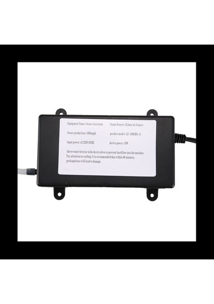 2x Ozon Jeneratörü 220V 1000MG Ozonizer Hava Temizleyici Temizleyici Meyve Sebze Temizleme Arıtma Ab Fiş (Yurt Dışından)