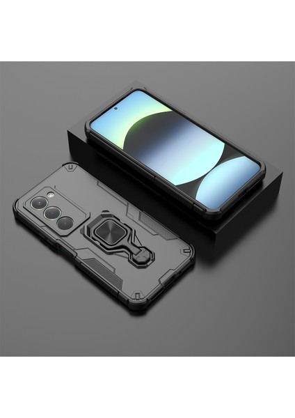 Xiaomi Redmi 15 Döndürülebilir Halka Ayaklı Pc + Tpu Darbeye Dayanıklı Telefon Kılıfı (Yurt Dışından) indirimleri