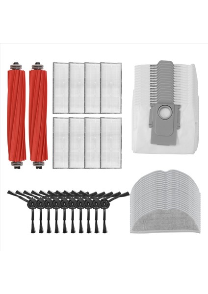 Roborock S7 Için Max Ultra Q100TSC Ana Yan Fırça Hepa Filtre Mop Bez Toz Torbası Aksesuarları Yedek Parçalar (Yurt Dışından) fiyatları