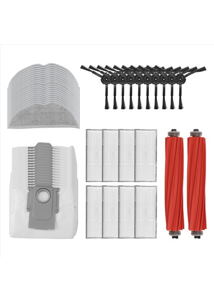 Roborock S7 Için Max Ultra Q100TSC Ana Yan Fırça Hepa Filtre Mop Bez Toz Torbası Aksesuarları Yedek Parçalar (Yurt Dışından) modelleri