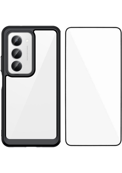 Xiaomi Redmi 15 Telefon Kılıfı Temperli Camlı Tpu Akrilik Kapak (Yurt Dışından)