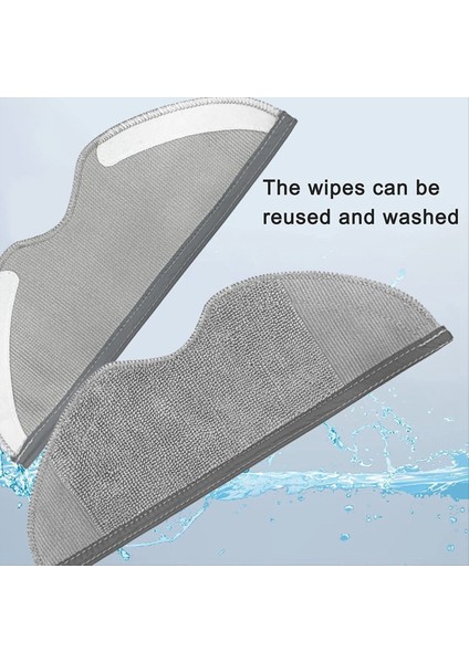 Xiaomi Robot Vakum E5 / C108 Robot Vakum Temizleyici Aksesuarları Yıkanabilir Mikrofiberler Paspas Bezi 16PCS Için Paspas Pedleri (Yurt Dışından) indirimleri