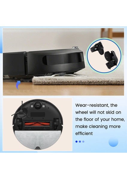 Xiaomi Mijia Için 1t Robot Vakum Süpürge Sol ve Sağ Motor Tekerlek Aksesuarları (Yurt Dışından) indirimleri